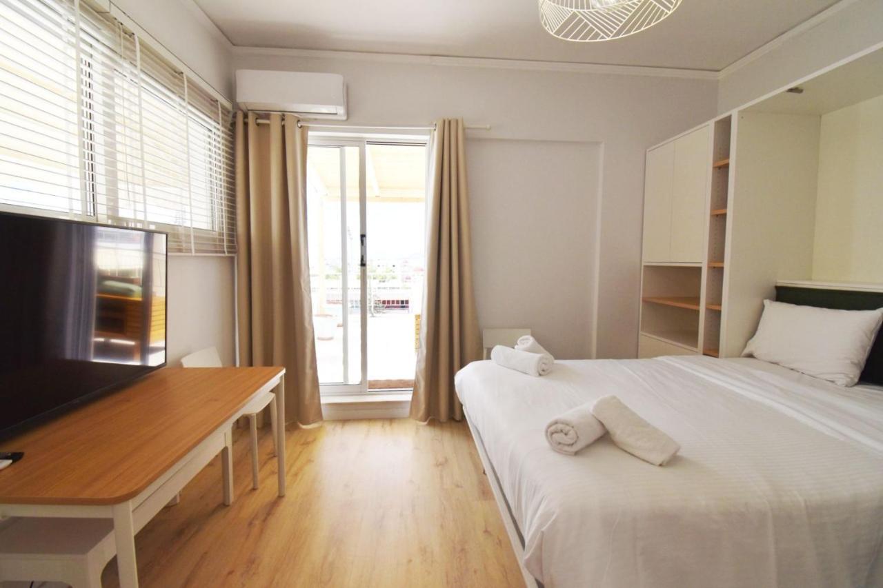 Ferienwohnung Penthouse Nea Smirni Athen Exterior foto