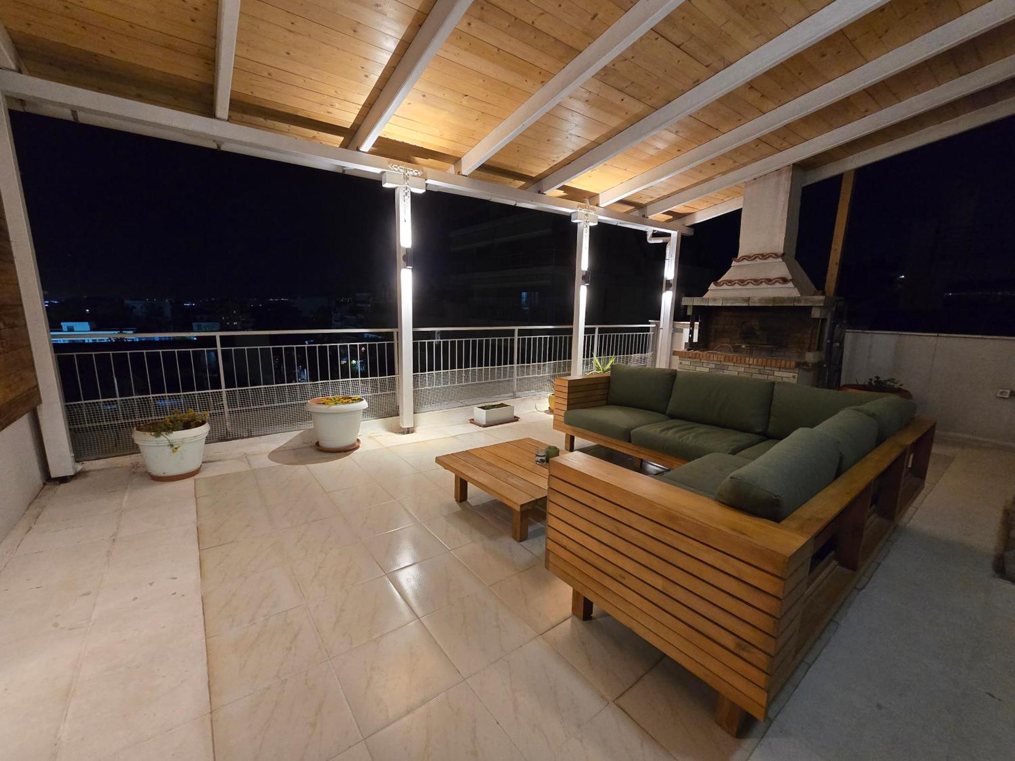 Ferienwohnung Penthouse Nea Smirni Athen Exterior foto