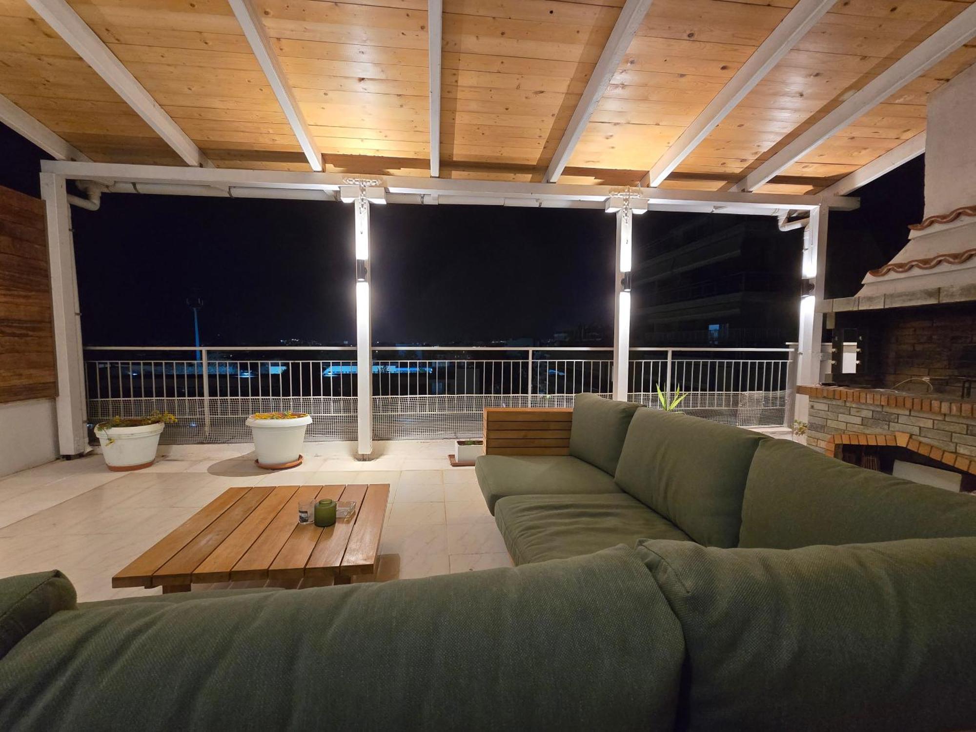 Ferienwohnung Penthouse Nea Smirni Athen Exterior foto